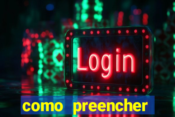 como preencher recibo de pagamento